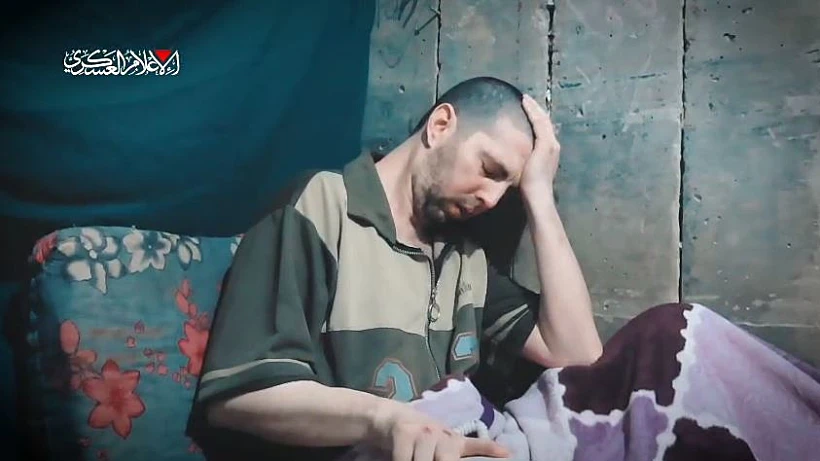 אלקנה בוחבוט, מתוך הסרטון השלישי שלו שפרסם חמאס