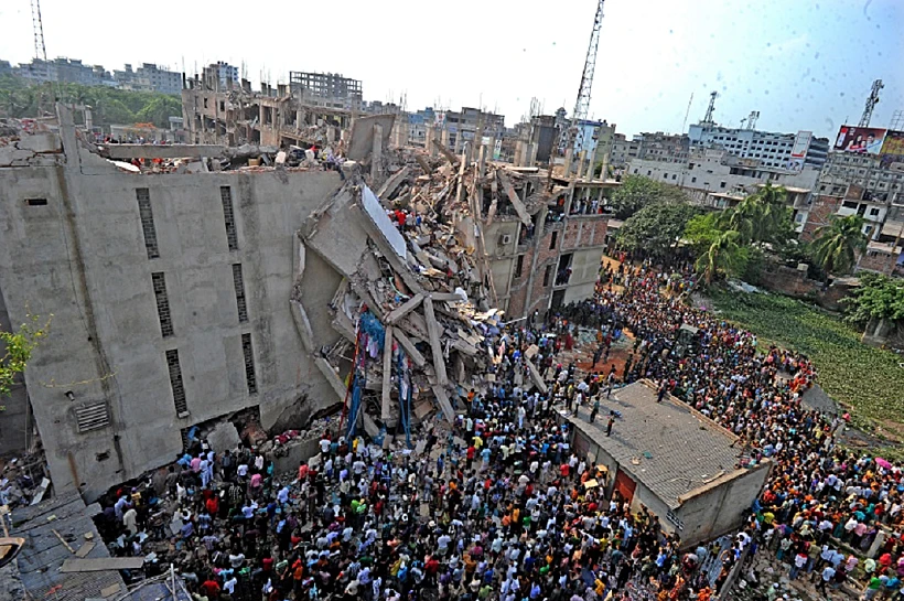 קריסת בניין רנה פלאזה בבנגלדש ב-24 באפריל 2013