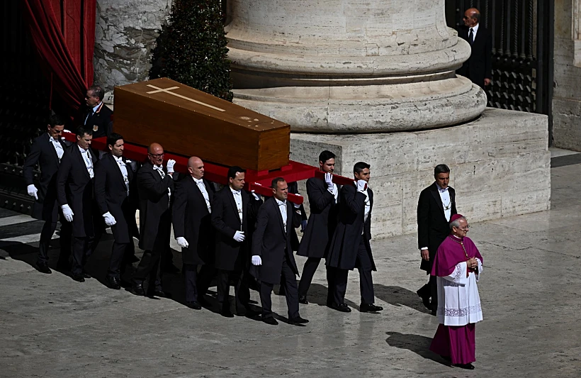 ארונו של האפיפיור פרנציסקוס