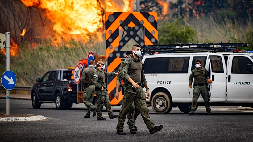 שריפת הענק באזור ירושלים