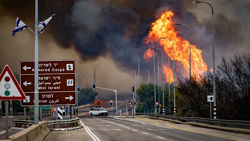 שריפת הענק באזור ירושלים