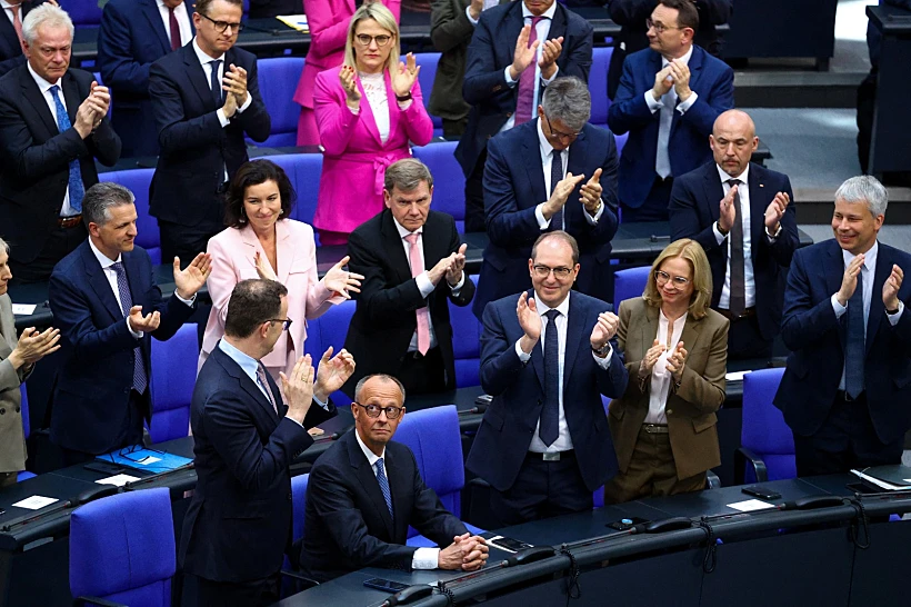 פרידריך מרץ נבחר בפרלמנט גרמניה