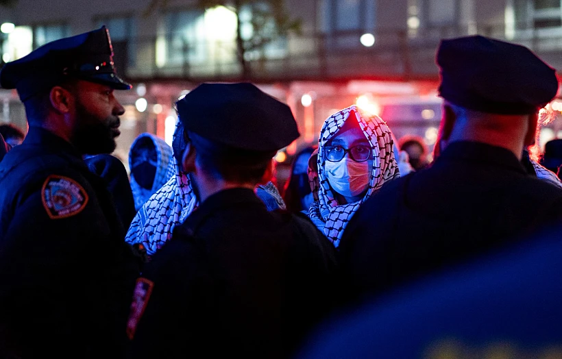 ההפגנות הפרו-פלסטיניות באוניברסיטת קולומביה