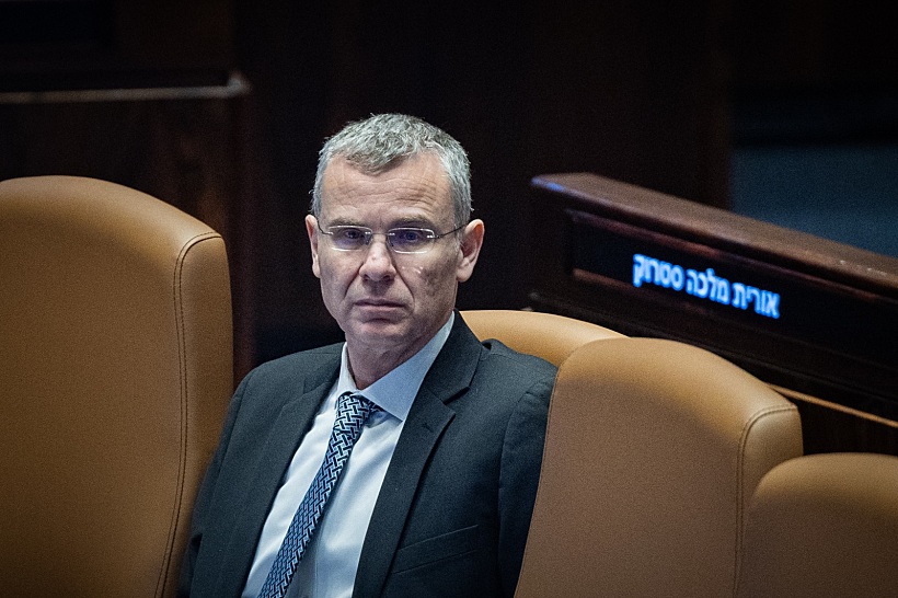 השר יריב לוין בכנסת