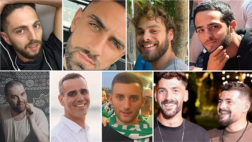 שורה עליונה: נמרוד כהן, אלון אהל, שגב כלפון, אלקנה בוחבוט. שורה תחתונה: גלי וזיו ברמן, מתן אנגרסט, עמרי מירן, איתן הורן