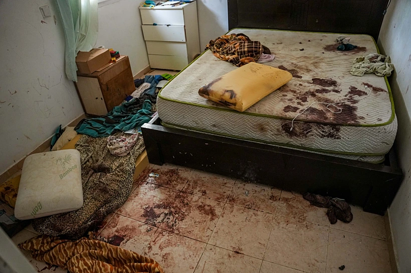 ההרס והחורבן אחרי הטבח בקיבוץ כיסופים