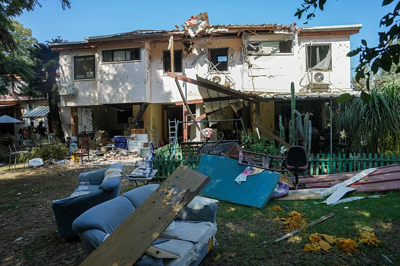 ההרס והחורבן אחרי הטבח בקיבוץ כיסופים