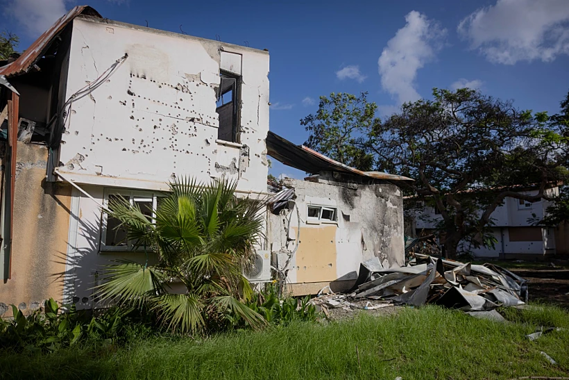 ההרס והחורבן אחרי הטבח בקיבוץ כיסופים