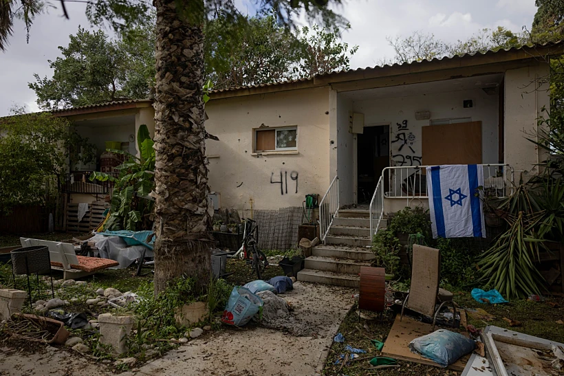ההרס והחורבן אחרי הטבח בקיבוץ כיסופים