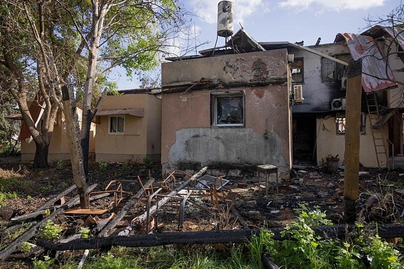 ההרס והחורבן אחרי הטבח בקיבוץ כיסופים