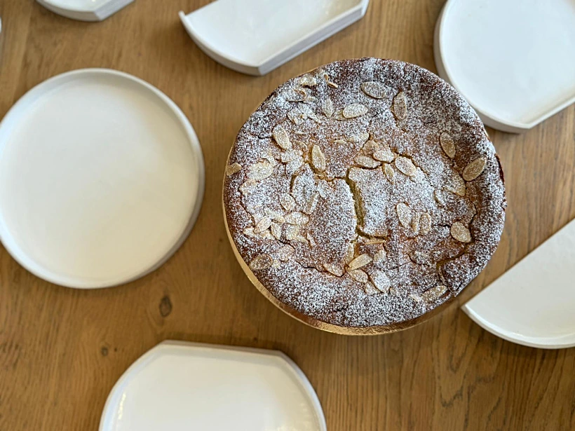 טארט שקדים וריקוטה של רביבה וסיליה