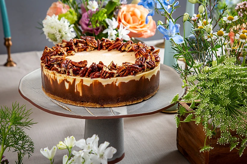 עוגת גבינה ופקאן של ביסקוטי