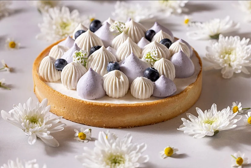 עוגת גבינה ואוכמניות של מימי