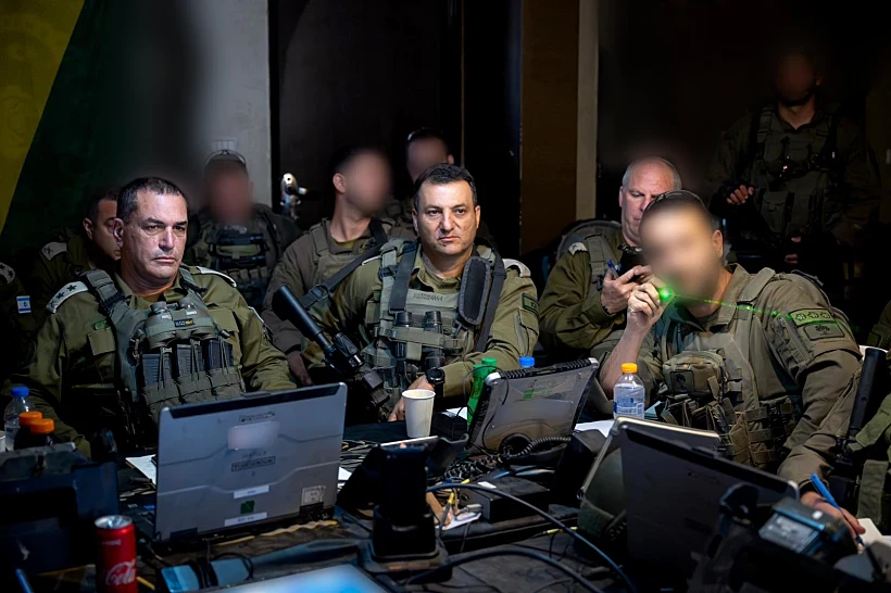 הרמטכ"ל אייל זמיר בהערכת מצב בח'אן יונס