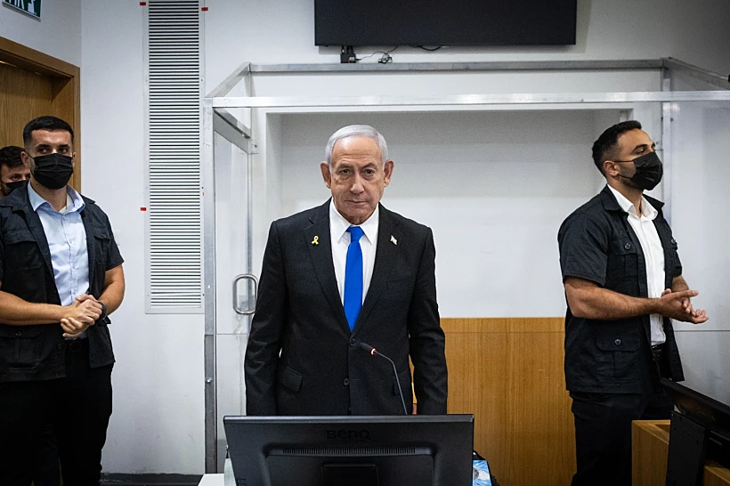 רה"מ נתניהו בבית המשפט