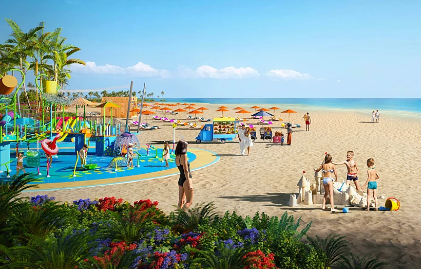 אזור הילדים באי הפרטי Cozumel של רויאל קריביאן