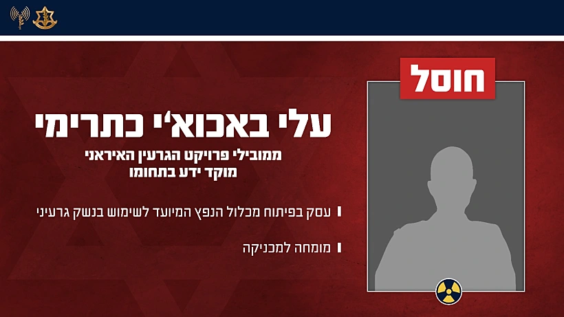 תעודת הזהות של מדעני הגרעין