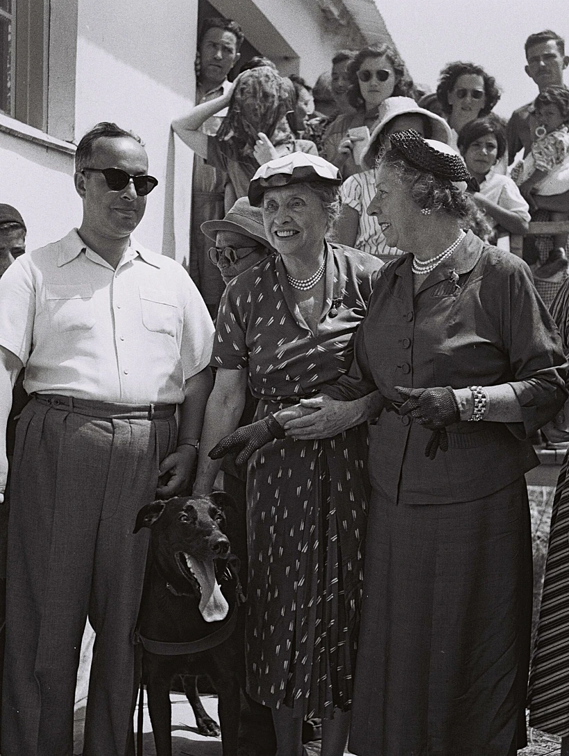 Helen Keller Visit Kfar Uriel