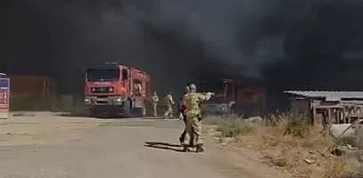 השריפה בקיבוץ חוקוק שבאזור הכנרת