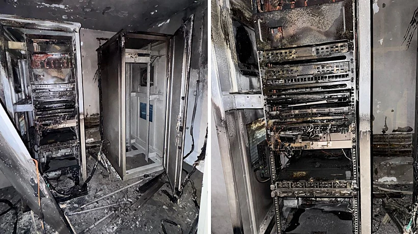 המתקן הביטחוני שהוצת בבנימין