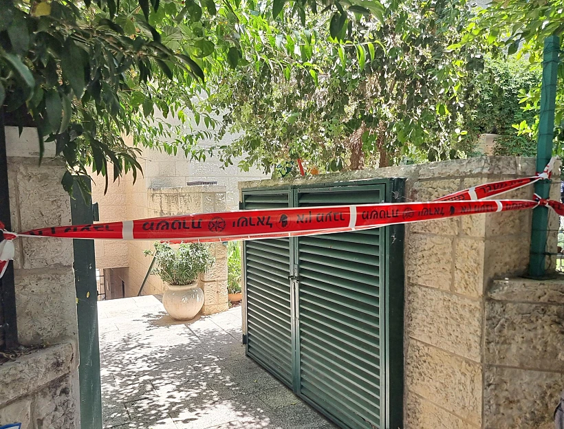 זירת הרצח וההתאבדות במבשרת ציון