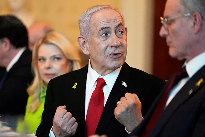 רה"מ נתניהו בפגישה בבית הלבן