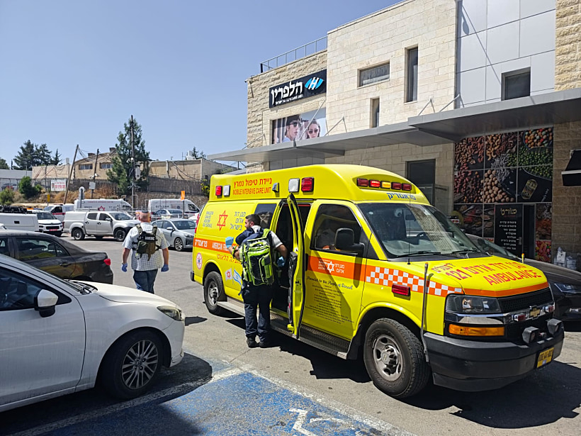 זירת הפיגוע בצומת גוש עציון