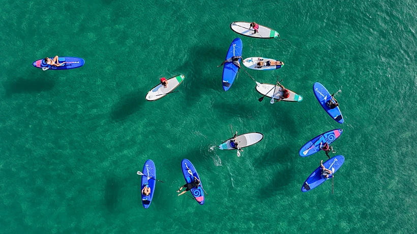 סאפ קבוצתי בחופי הרצליה