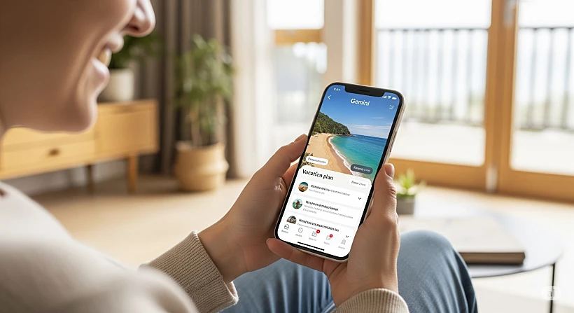 תכנון החופשה עם ג'ימיני AI