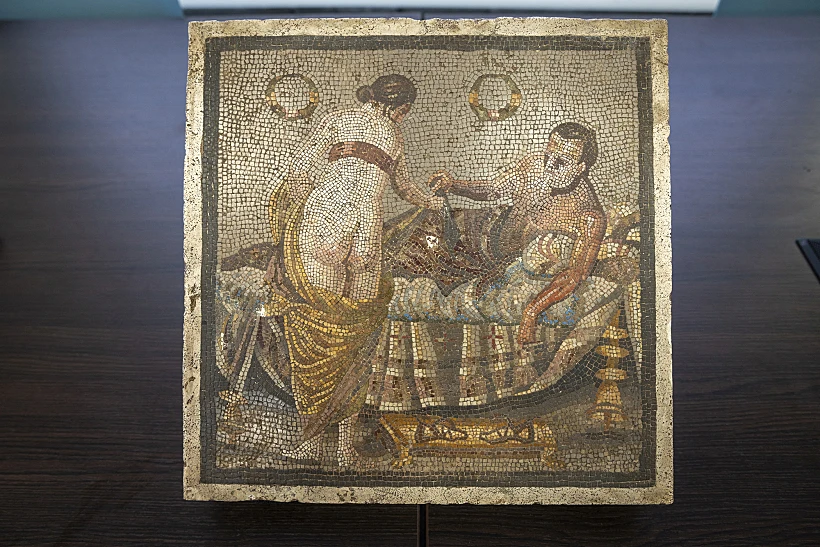 Pompeii Welcomes Home Erotic Mosaic Looted By Nazi Officer