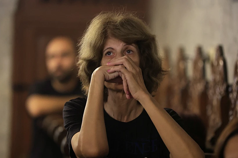 הכנסייה שנפגעה ברצועת עזה