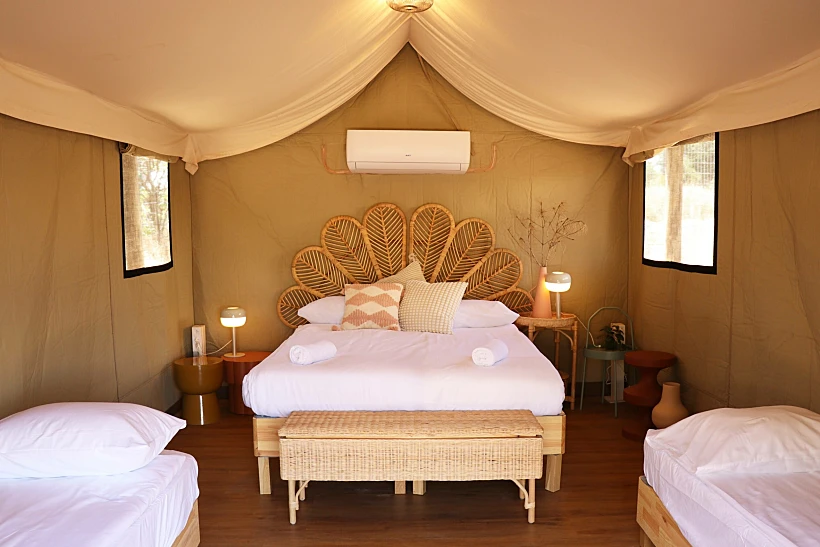 גלמפינג בקיבוץ אורטל