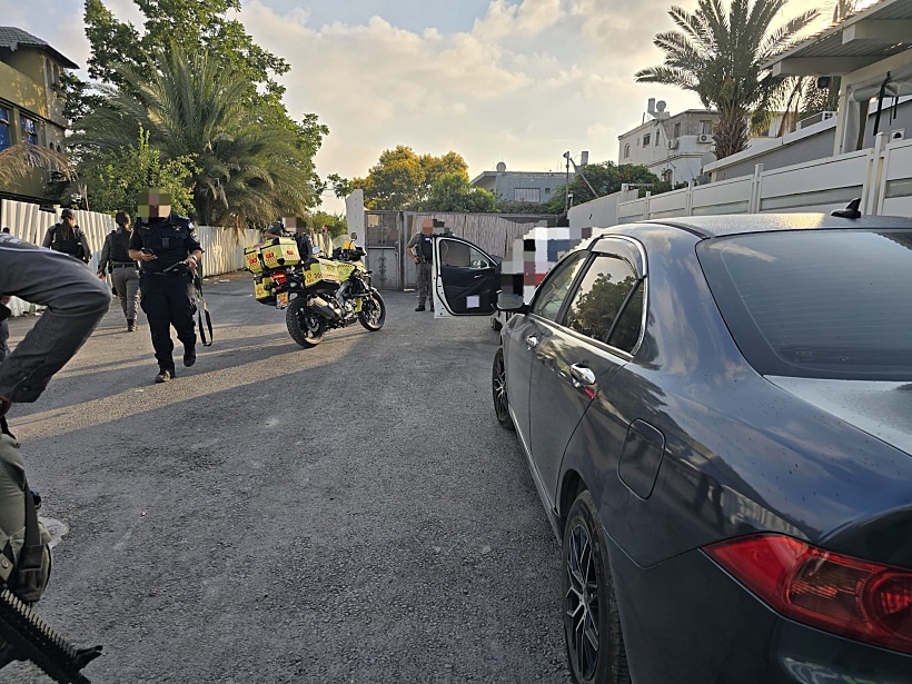 זירת הרצח בלוד