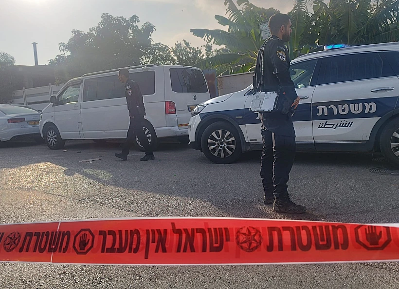 זירת הרצח בלוד