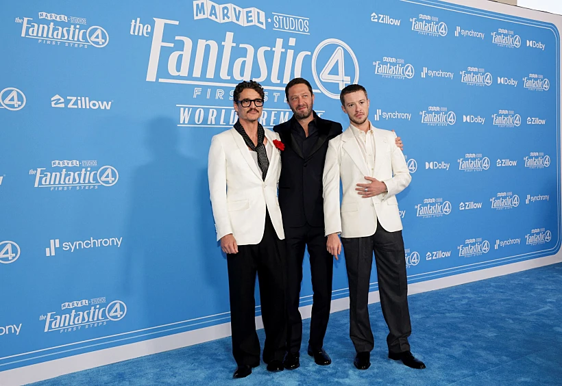 ג'וזף קווין, אבון מוס-בכרך ופדרו פסקל בפרמיירת "ארבעת המופלאים: צעדים ראשונים"