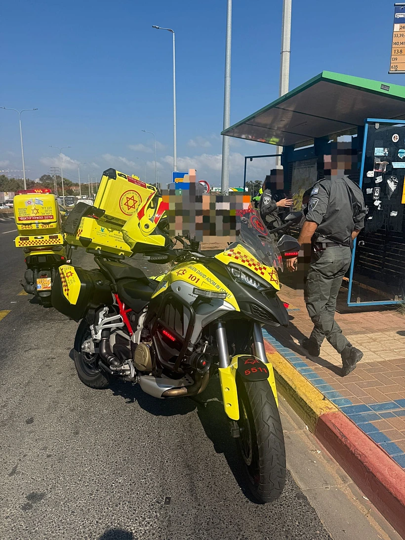 תחנת האוטובוס בזירת האירוע ליד כפר יונה