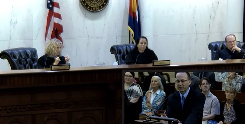 מתוך הדיון בבית המשפט בקולורדו