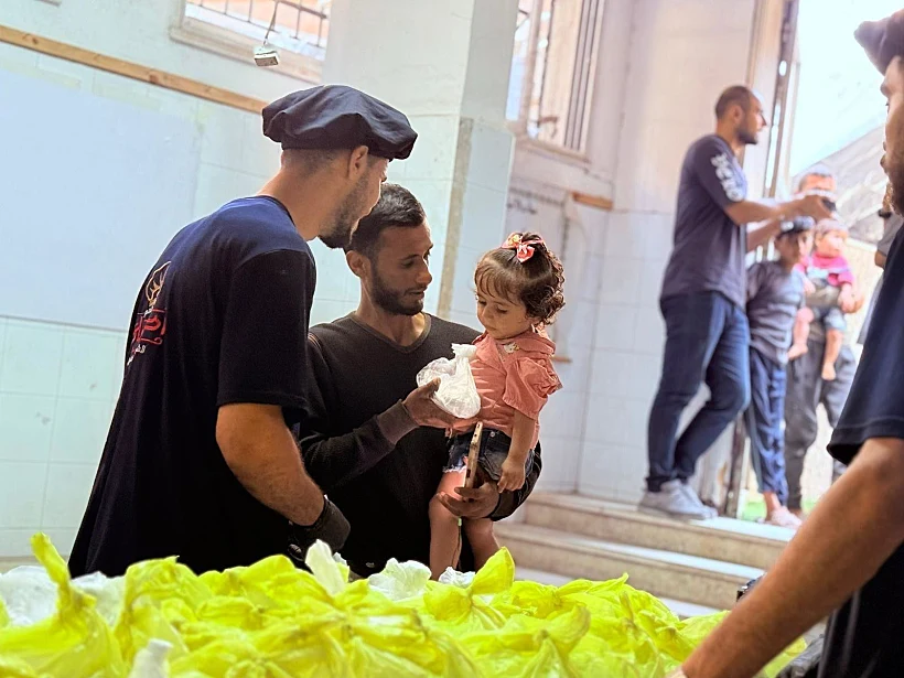 תיעוד המטבחים המקומיים בעזה שפתח ארגון המטבח המרכזי העולמי