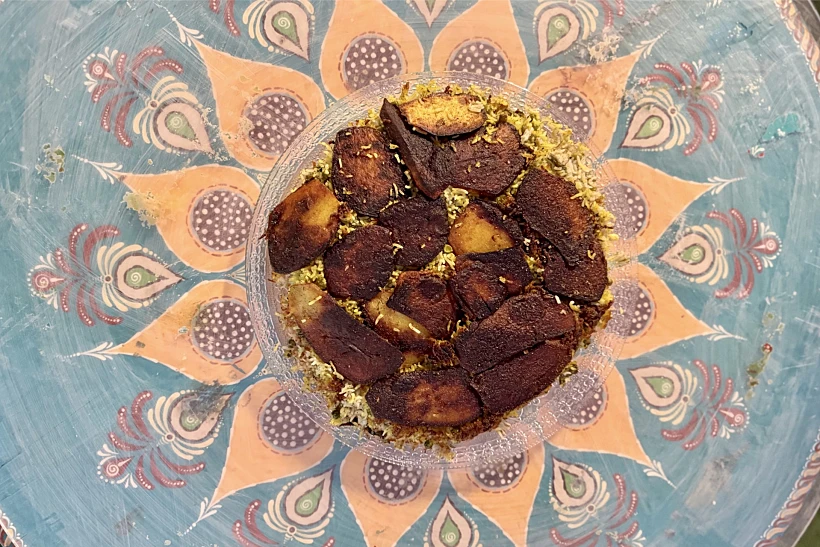 ארוחה פרסית חגיגית אצל שרון לוי בערד