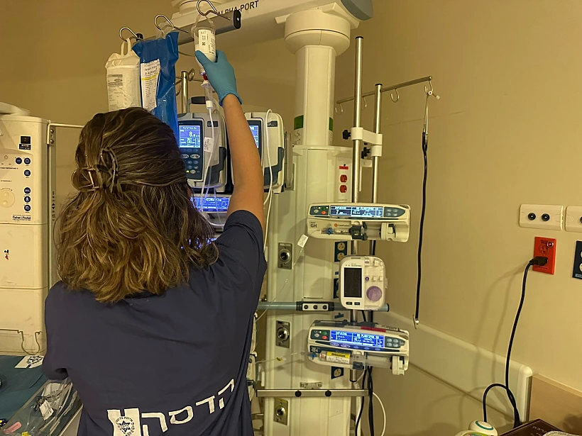 היחידה לטיפול נמרץ ילדים בבית החולים הדסה עין כרם