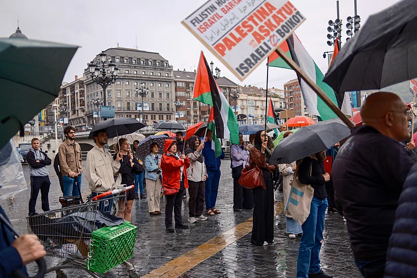 הפגנה פרו-פלסטינית בספרד (ארכיון)
