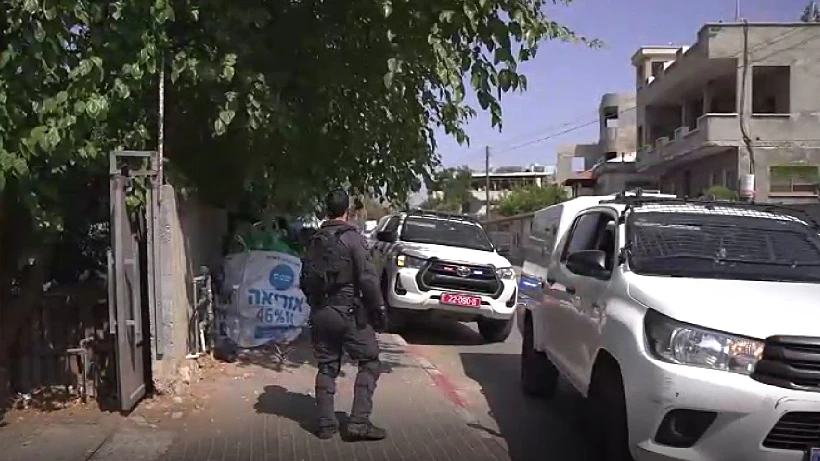 תיעוד מפעילות המשטרה בטובא-זנגרייה