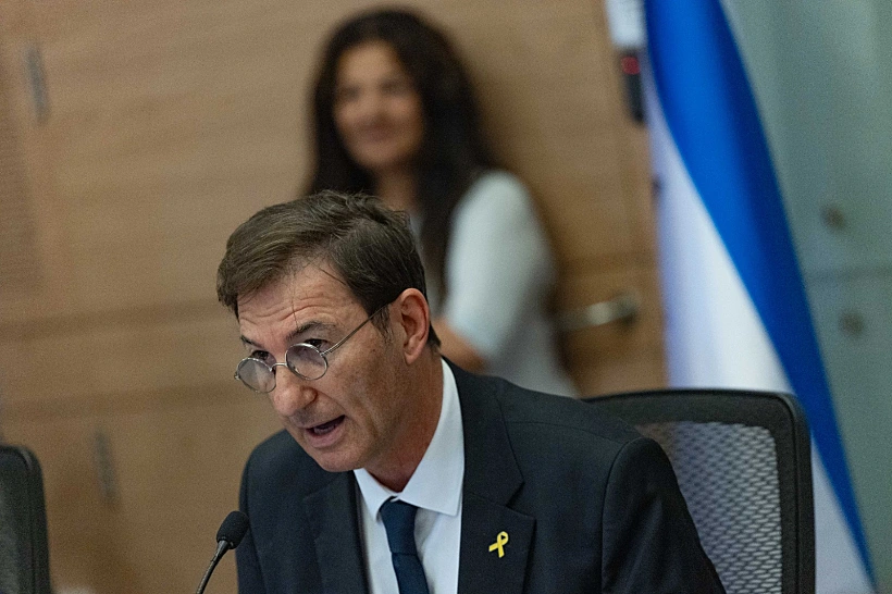 ח"כ בועז ביסמוט בדיון ועדת החוץ והביטחון