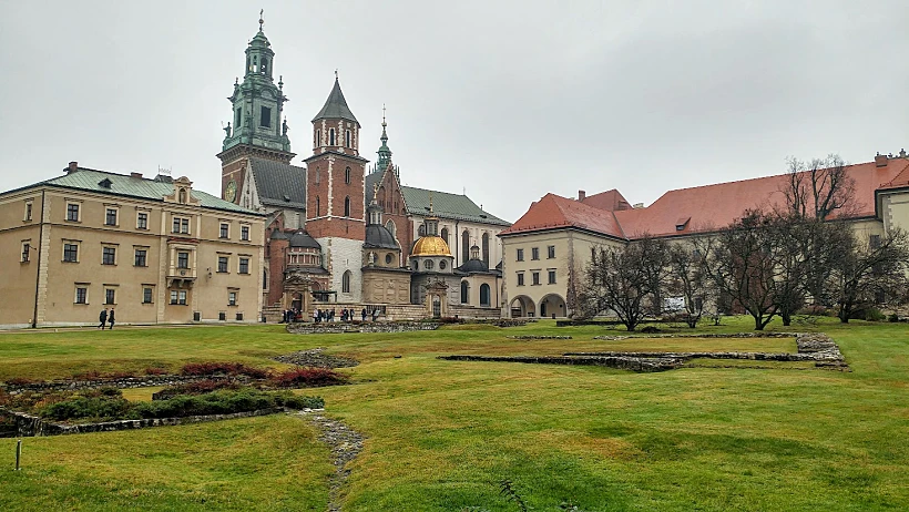 המתחם של גבעת וואבל קרקוב פולין גבעת Wawel וטירת Wawel