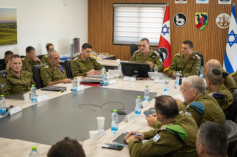 הרמטכ"ל אייל זמיר בהערכת מצב בפיקוד הדרום