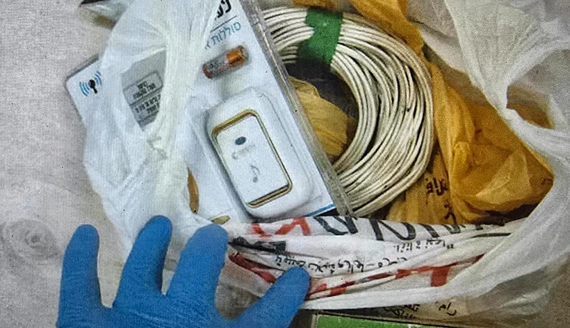 הפריטים שנתפסו אצל החשוד שהיו עתידים לשמש להכנת מטענים