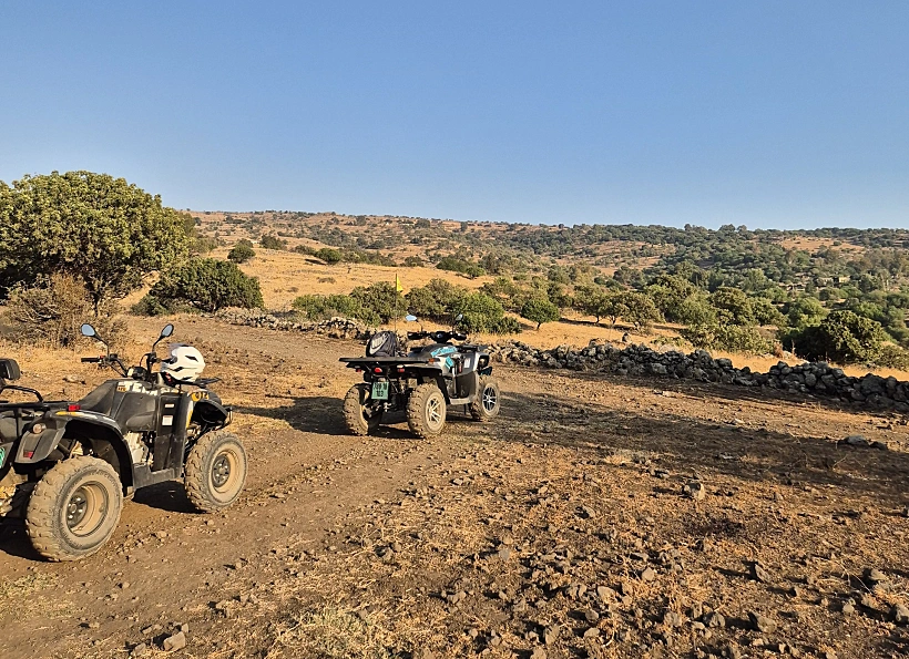 טיול טרקטורונים בעין קוניה