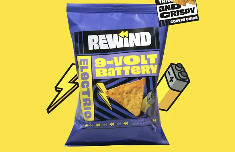 חטיף בטעם סוללת 9 וולט