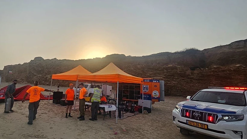 זירת הסריקות סמוך לחוף אולגה