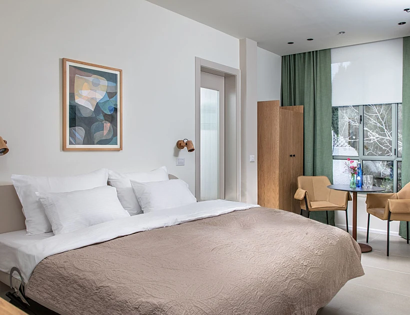 חדר במלון כרמל בוטיק בחיפה